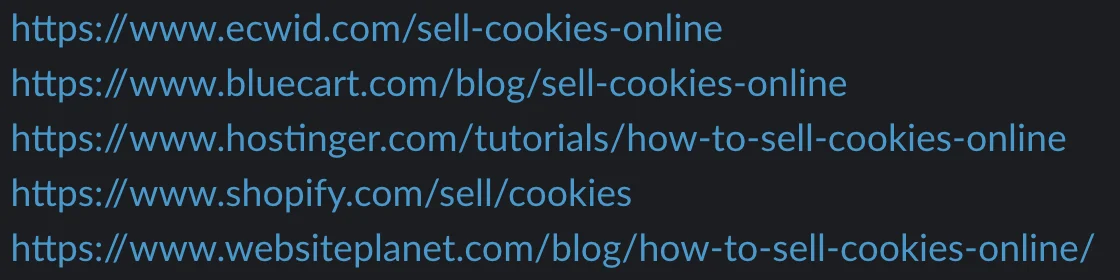 How to create a website for my business and sell cookies